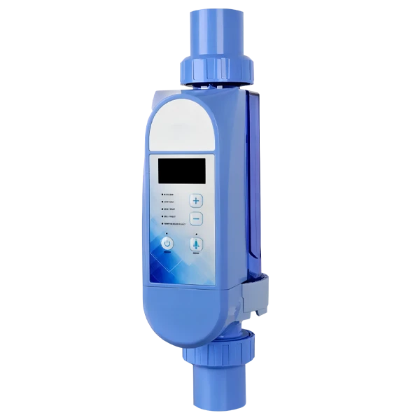 Salt chlorinator for pool disinfection