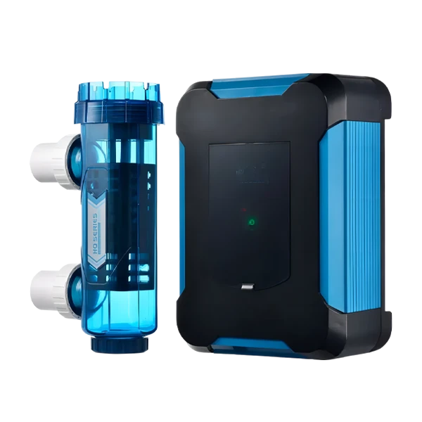 Salt chlorinator for pool disinfection