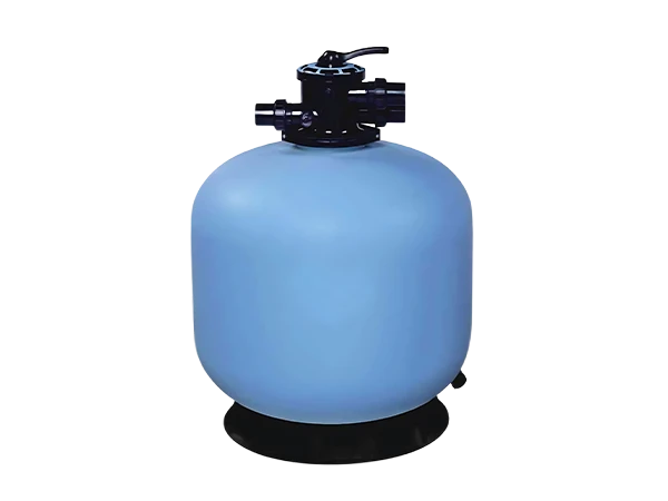 Blauer Top-Out-Pool-Sandfilter der PDG-Serie