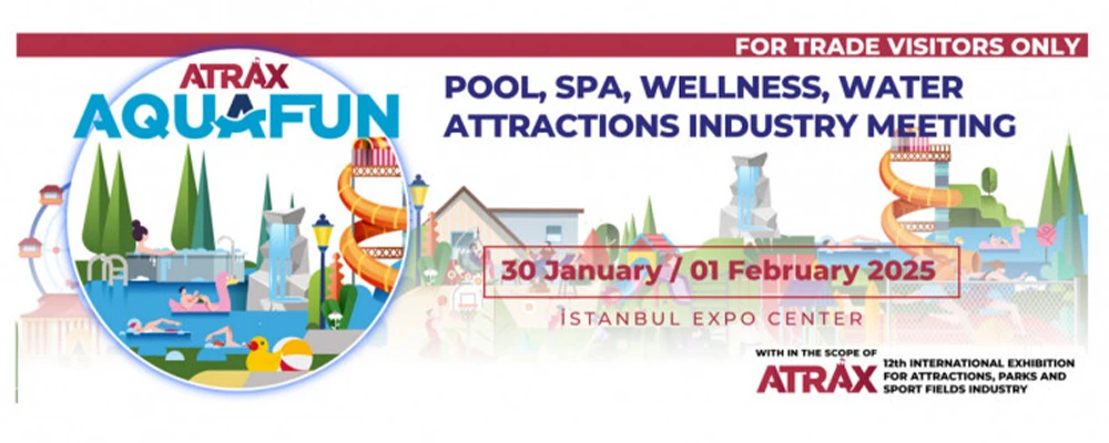 Promotional poster for ATRAX-AQUAFUN held in 2025