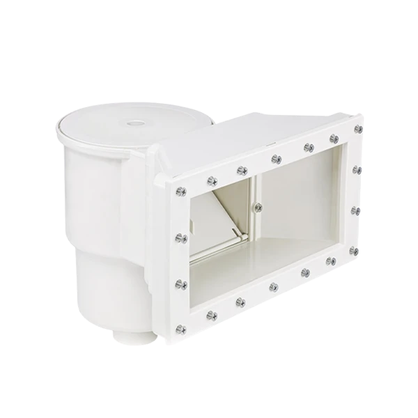 White wide mouth wall skimmer