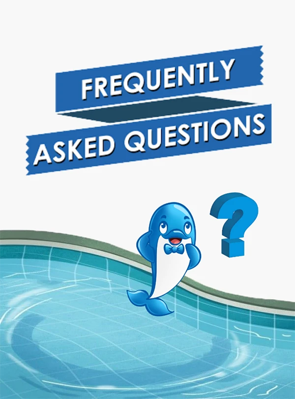 A poster marked with frequently asked questions